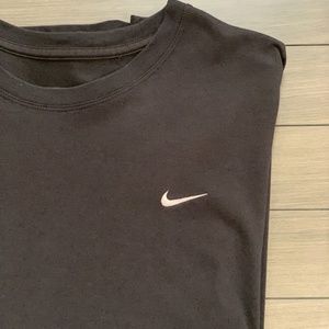 NIKE XXL BLACK T-SHIRT, FIT DRY FABRIC - pre-worn